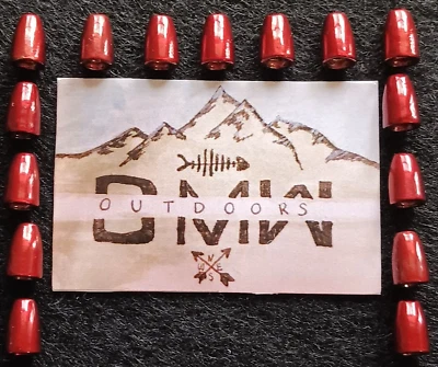 Tungsten RED Worm Weights 1/32 ounce (.9g) 15pk, Bullet Weights - Image 1 of 4