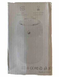 Humidifier Make Up Water Large Spray Moist 5” Tall White USB Atomizer 6-12 Hrs - Picture 1 of 3