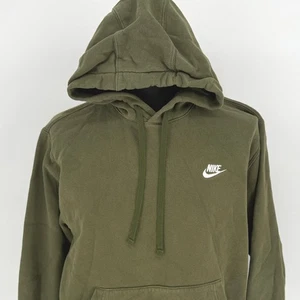 Nike Sportswear Para hombres Verde Oliva Drab Pullover Sudadera con Capucha Talla Grande - Imagen 1 de 6