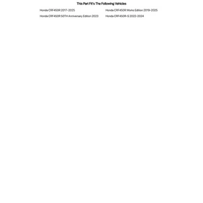 Tusk Alloy Kit & O-Ring Chain Black Rear Sprocket For Honda CRF450R 2017-2025 - Imagem 1 de 2