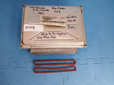 VATS Deleted PCM -Tested - '03-'07 GREEN/BLUE 12576106 P59 Chevy GMC 6.0 4.8 5.3 - Image 1 of 4