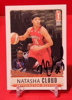 2016 Rittenhouse WNBA NATASHA CLOUD #110 Signed / On Card Autograph - Liberty🔥 - Image 1 of 2