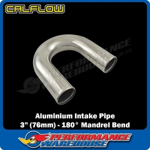 180° 3 Inch (76mm) Mandrel Bend - Aluminium Intake Intercooler Pipe - Picture 1 of 2