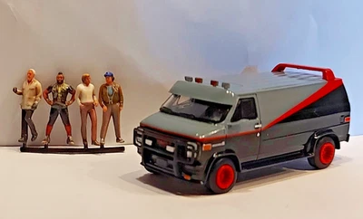 Brekina 18250 GMC Vandura ("Movie Car A-Team") 1983 Model with Team Figures Original Box - Image 1 of 4