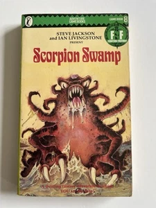 Scorpion Swamp Steve Jackson Ian Livingstone Fighting Fantasy Puffin 1985 - Imagen 1 de 8
