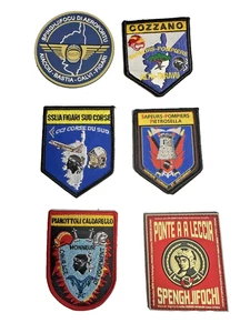 Konvolut 6 verschiedene FEUERWEHR KORSISCHE Stoffe (5457) - Bild 1 von 2