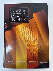The Essential Evangelical Parallel Bible Hardcover 2004 NKJV ESV NLT Message - Imagen 1 de 16