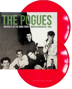 POGUES LP x 2 Migrants On the Home Front : Dublin Broadcast 1985 RED VINYL SEALE - Picture 1 of 7