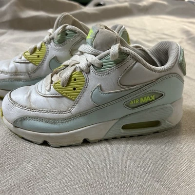 Zapatilla deportiva Nike Air Max 90 1y blanca azul glaciar 833377-100 LTR GS Foto 1 de 4