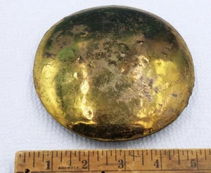 ANTIKES 5" UHR BOB PENDEL. Messinggesicht, Eisenboden. - Bild 1 von 1