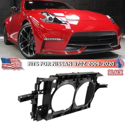 For 2009-2020 Nissan 370Z Repalce #62501-1EA0A Plastic Black Radiator Support - Image 1 of 4