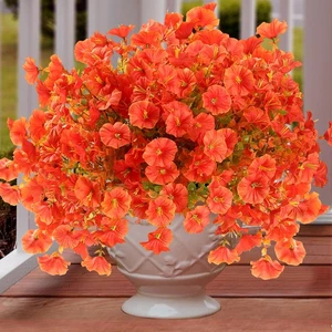 Kunstblumen für draußen 12 Bündel Realistische Kunstpflanzen UV Beständig... - Bild 1 von 7