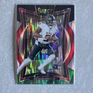 2024 Panini Select #80 Michael Penix Jr. Black & Green Prizm Shock - Bild 1 von 2