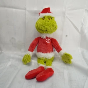 Aurora Dr Seuss The Grinch Babbo Natale Cuore Camicia Natale Peluche Bambola Giocattolo di Peluche - Foto 1 di 7