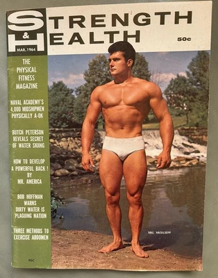 Strength & Health -  Physical Fitness Magazine - March 1964 - Val Vasilieff - Image 1 of 4