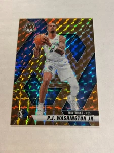 2024-25 PANINI MOSAICO PJ WASHINGTON JR 48/75 COBRE PRIZM MAVERICKS SP TT1 - Imagen 1 de 2