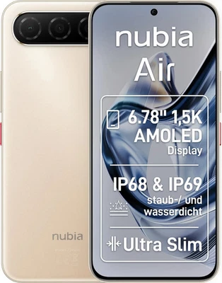 ZTE NUBIA AIR, 512 GB, GOLD - Nuovo - Garanzia Italia - Immagine 1 di 3