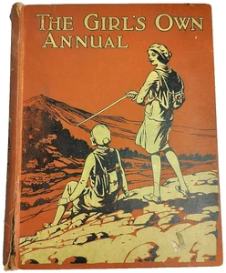 1933 "THE GIRL'S OWN ANNUAL" VOL 53 ILLUSTRATED HARDCOVER BOOK - Picture 1 of 6