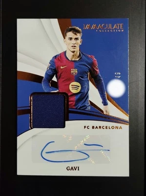Limited to 49 pieces worldwide PANINI Gabi autograph auto GAVI relic - Image 1 of 2