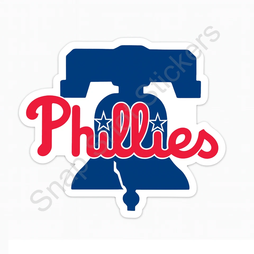 Philadelphia Phillies Logo Weather Resistant Vinyl Sticker/Decal 01 - Image 1 of 1
