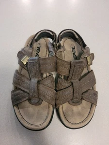 Teva Herren Braun Leder Verstellbar Wandern Sport Sandalen Größe 10 - Bild 1 von 6