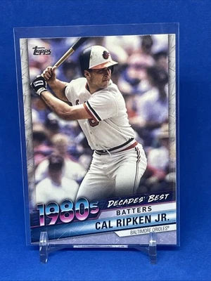 2020 Topps Decades Best Batters Cal Ripken Jr #DB-44 HOF Baltimore Orioles - Image 1 of 2