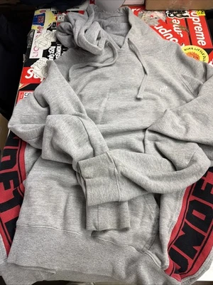 Vintage Undftd Hoodie Streetwear Size Medium Grey Y2K Looks - Image 1 of 4