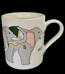 Vintage 1982 Trend Pacific California Elephant Coffee Tea Ceramic Mug Pat Wang - Picture 1 of 13