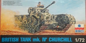 ESCI   8043    1-72   Britisch Tank Mk IV  CHURCHILL - Bausatz  - Angebot 3 - Bild 1 von 2
