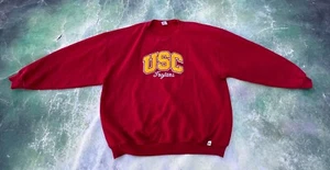 Vintage Russell Athletic NCAA USC Trojans Men's Pull Over Sweatshirt Size XXL. - Picture 1 of 5