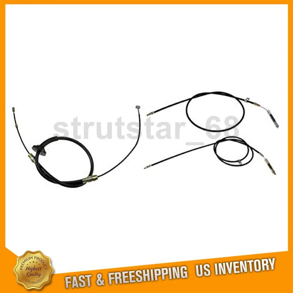 3 cables de freno de estacionamiento delanteros traseros para Chevrolet Silverado 1500 4,8 L 5,3 L 6,0 L Foto 1 de 4