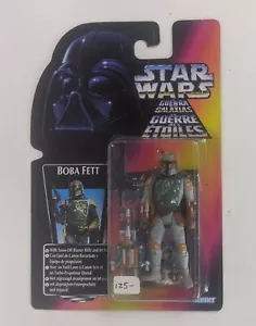 Figura de acción cardada Star Wars Potf2 European Tri-Logo Boba Fett (THX Folleto) - Imagen 1 de 4