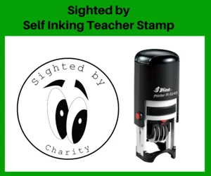 Sighted by Teacher Stamp R-524 SI 24mm x 24mm - Picture 1 of 1