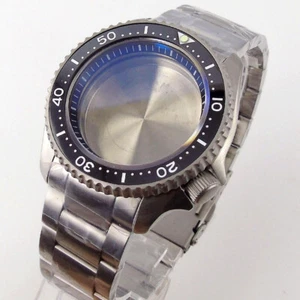 Prevent allergy Sapphire Glass Titanium Watch Case fit NH35 NH36 SKX007 Case - Picture 1 of 19