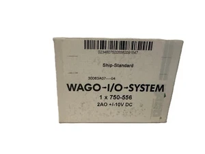 Wago IO System 750-556 2 Kanal Analogausgang +/- 10V DC NEU GEWÄHRLEISTUNG 12 Mo - Picture 1 of 3