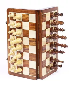 Riesiges magnetisches Self Store Staunton Style Schachset mit zwei zusätzlichen Königinnen - Bild 1 von 5