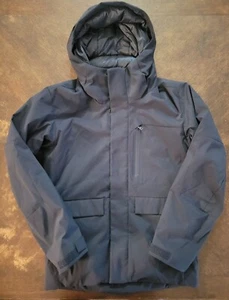 Uniqlo Parka Jacket NEW XXS Navy Blue Down Insulation 2XS Full Zip Hooded NWT - Picture 1 of 15