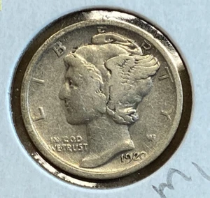 Mercury 1920 10 ¢ bonito F m1 - Imagen 1 de 2