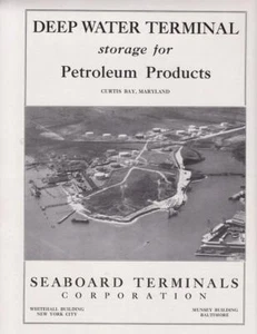 1929 Curtis Bay Seaboard Terminals Corp Print-Ad/ Aerial Photo-Baltimore MD - Picture 1 of 1