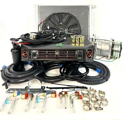 A/C KIT UNIVERSAL UNDER DASH EVAPORATOR 404-100 GOLD HEAT  AND COOL ELEC HARNESS - Image 1 of 4