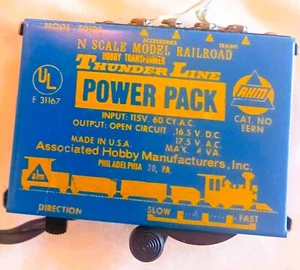 AHM Model Railroad Hobby Transformer HO Power Pack Vintage Model Train Power - Picture 1 of 3