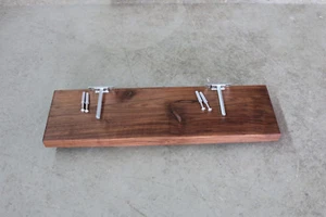 Wandboard Nussbaum Massiv Holz Board Regal Steckboard Regalbrett NEU  - Bild 1 von 12