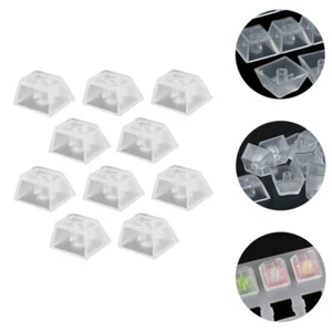 10 Pcs Transparente Tastenkappe Tastatur Mechanisch Tastaturschlüsselkappen - Bild 1 von 12