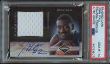 2010 Panini Limited #1 John Wall Freshmen Jumbo Jersey Auto /99 PSA/DNA 10 Gem