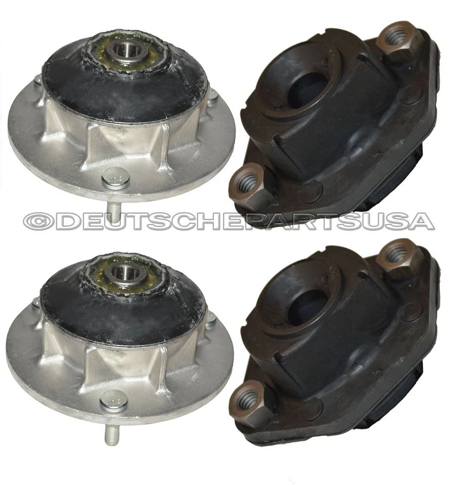 Front + Rear Strut Shock Mount Mounts Bearing Bearings f BMW E90 Xi Xdrive Set 4 - Image 1 of 1