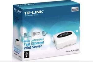 TP-LINK Print Server Single USB 2.0 Port TL-PS110U ethernet *NEW & SEALED* - Afbeelding 1 van 1
