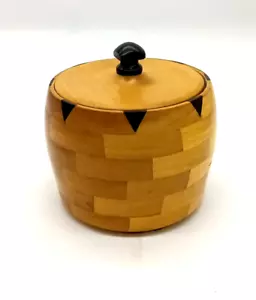 Cubo de hielo de madera pequeño retro MCM vintage - Imagen 1 de 8