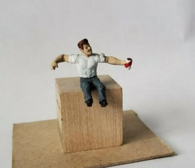 Artista #1298 - Homem para sentar no carro - Figura em escala O - Modelo de trens - NOVO - Imagem 1 de 3