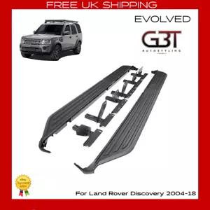 SIDE STEPS RUNNING BOARDS FOR LAND ROVER DISCOVERY 3 AND 4 2005-15 OE STYLE NEW - Picture 1 of 12