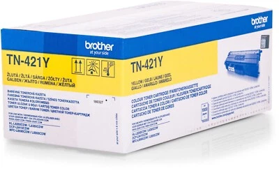 Brother TN-421Y Original Toner Gelb Tonerkartusche TN 421 Y OVP 1800 Seiten - Bild 1 von 2